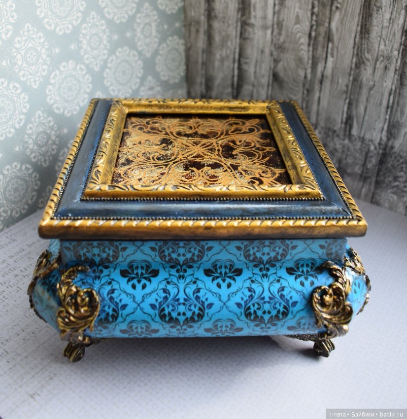 Шикарная шкатулка ручной работы (фото 4)