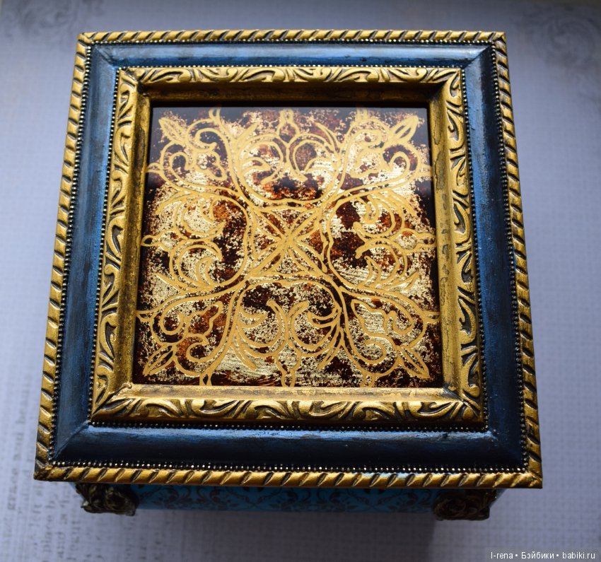 Шикарная шкатулка ручной работы (фото 5)