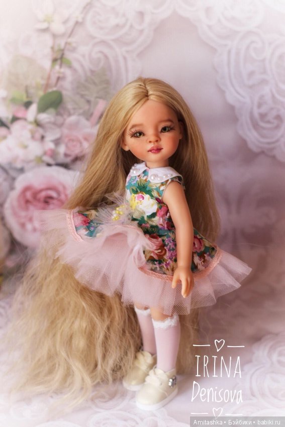 Кира-Рапунцель — ООАК Paola Reina (Паола Рейна) и испанских кукол: перерисовка