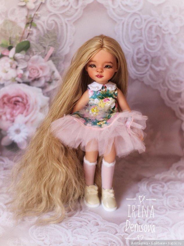 Кира-Рапунцель — ООАК Paola Reina (Паола Рейна) и испанских кукол: перерисовка (фото 3)