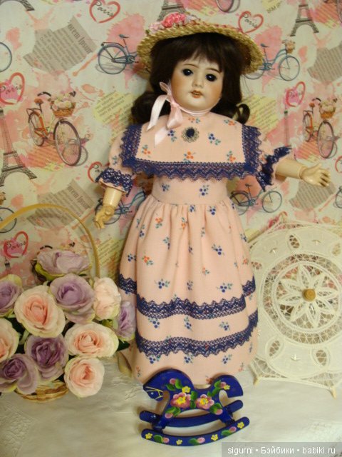 Французский воробышек — Антикварные куклы SFBJ (Франция): Jumeau (фото 7)