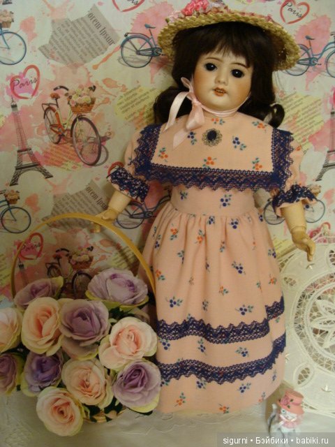 Французский воробышек — Антикварные куклы SFBJ (Франция): Jumeau (фото 6)