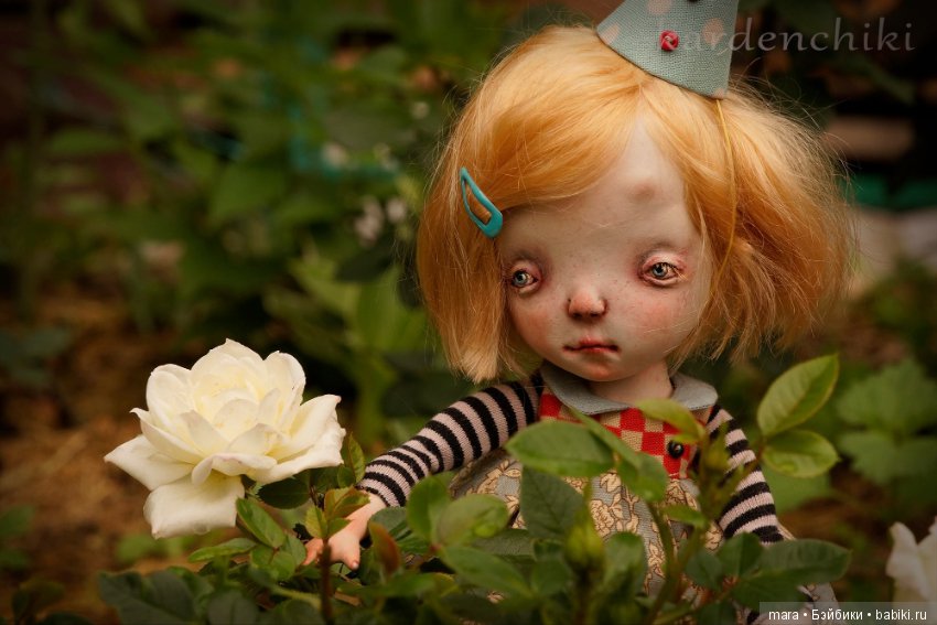 Ксюша и Пуся, авторские куклы Kardenchiki art dolls (фото 8)