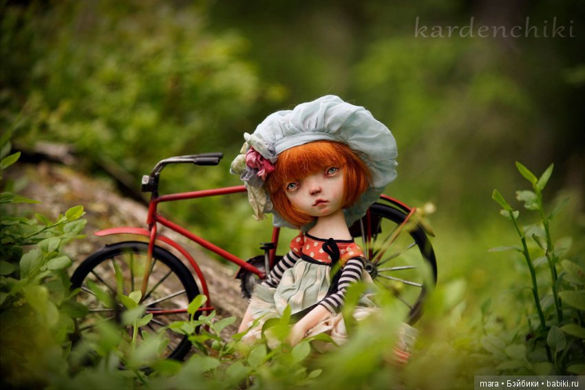 Ксюша и Пуся, авторские куклы Kardenchiki art dolls (фото 3)