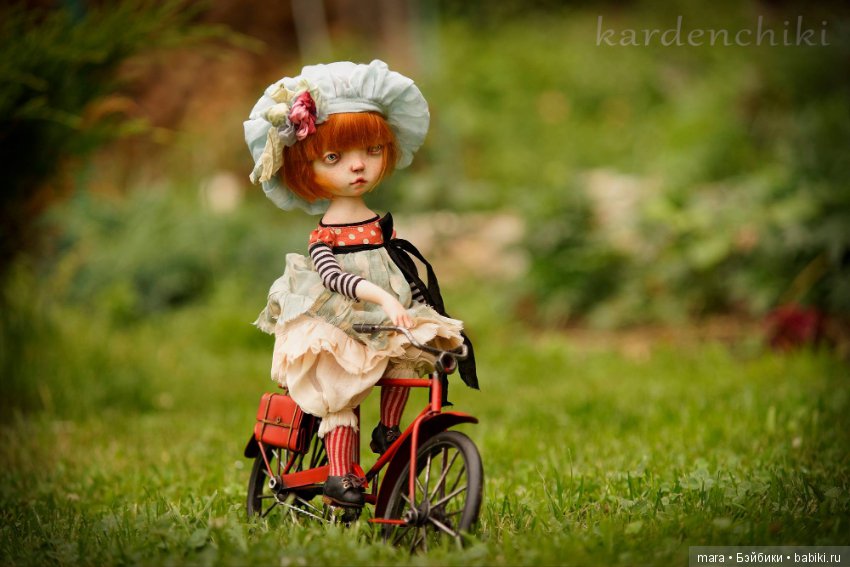 Ксюша и Пуся, авторские куклы Kardenchiki art dolls (фото 5)
