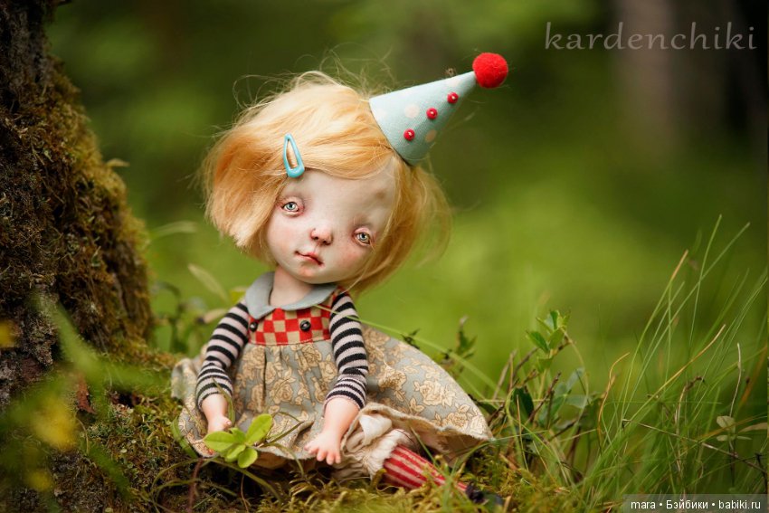Ксюша и Пуся, авторские куклы Kardenchiki art dolls (фото 2)