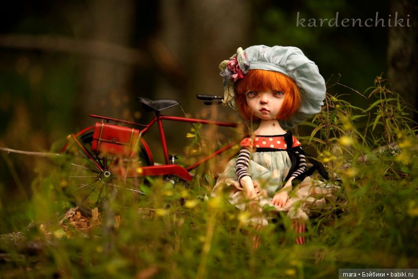 Ксюша и Пуся, авторские куклы Kardenchiki art dolls