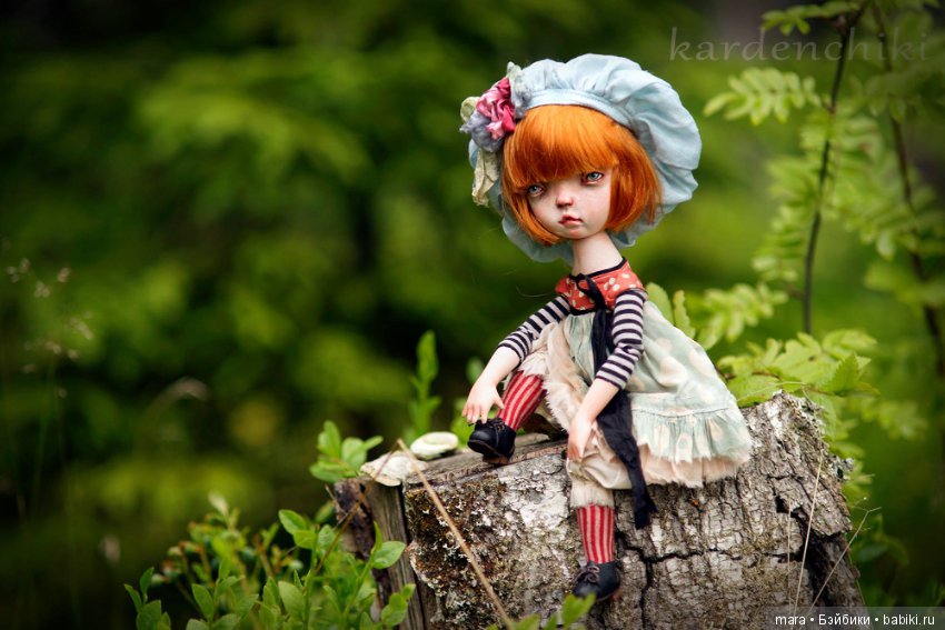 Ксюша и Пуся, авторские куклы Kardenchiki art dolls