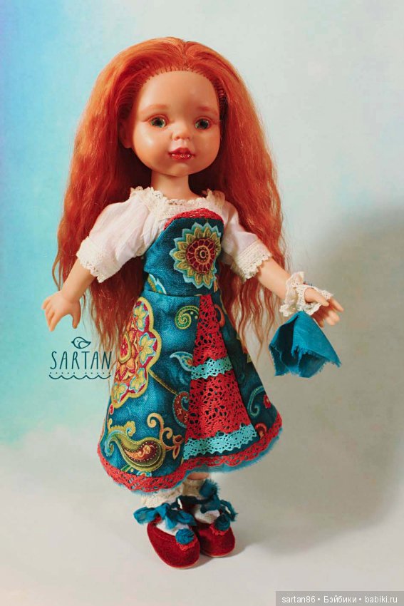 Огневушка-поскакушка, ООАК китайской паолки (фото 3)