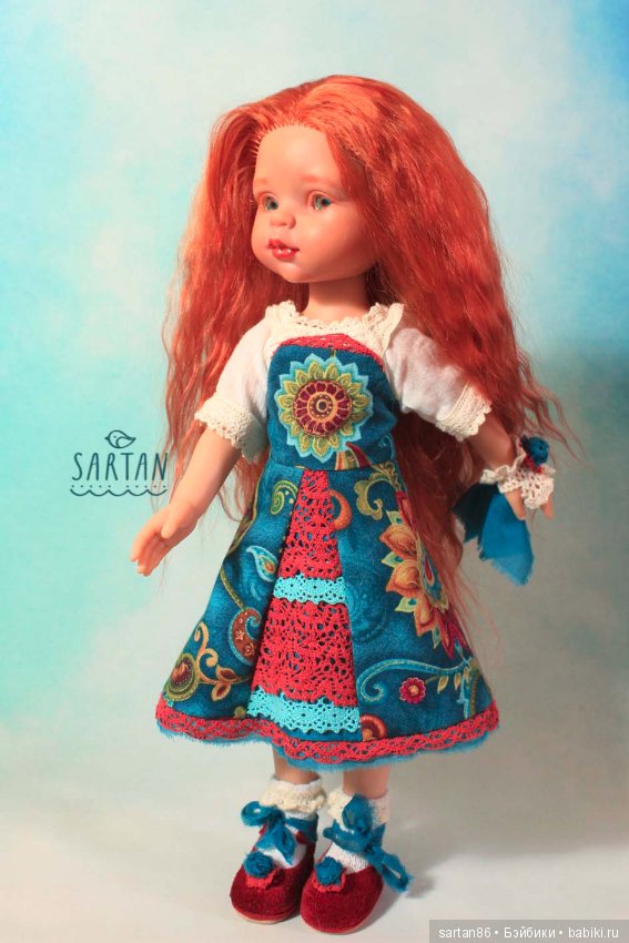 Огневушка-поскакушка, ООАК китайской паолки (фото 4)