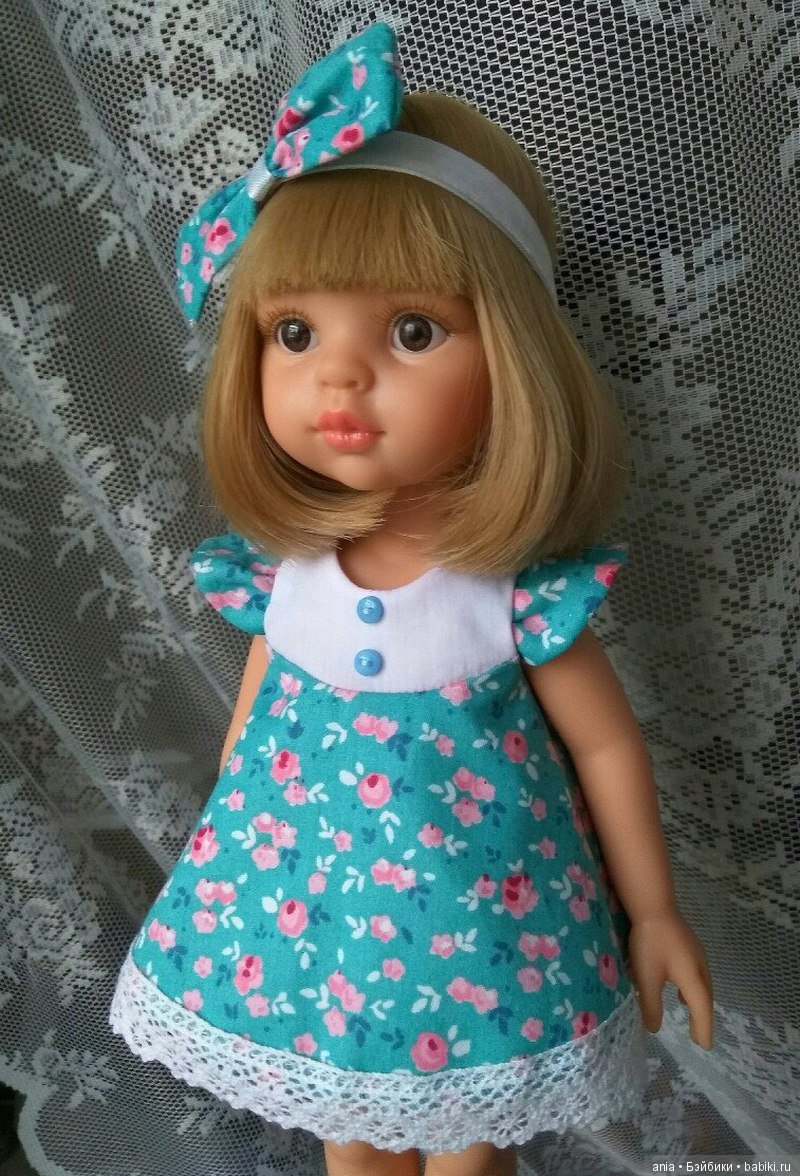 Выкройка платьица для Paola Reina от Анны Алисиной Елены Мыскиной (фото 3)