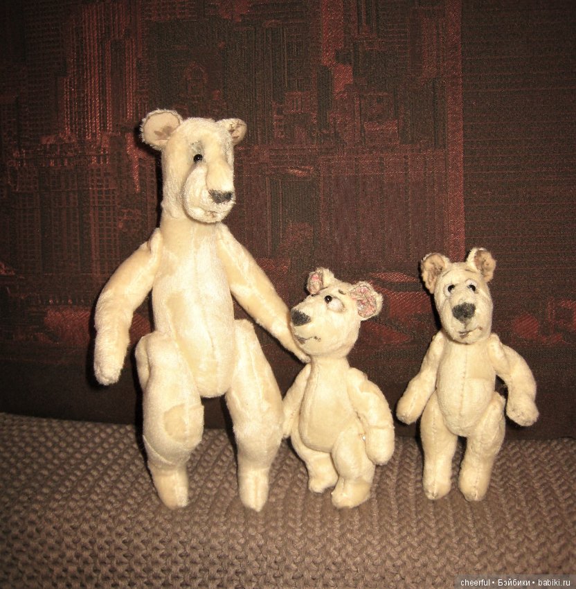 Мишки мои белые — Текстильные игрушки и примитивы: кофейные