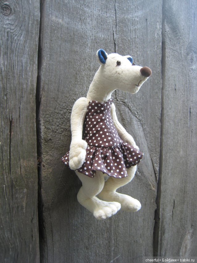 Мишки мои белые — Текстильные игрушки и примитивы: кофейные
