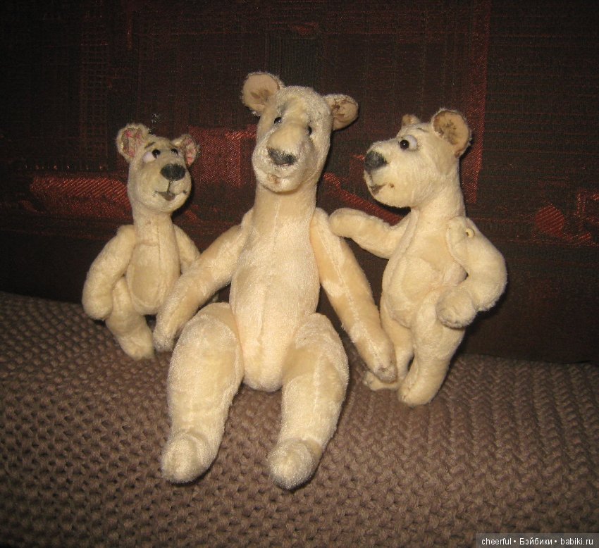 Мишки мои белые — Текстильные игрушки и примитивы: кофейные