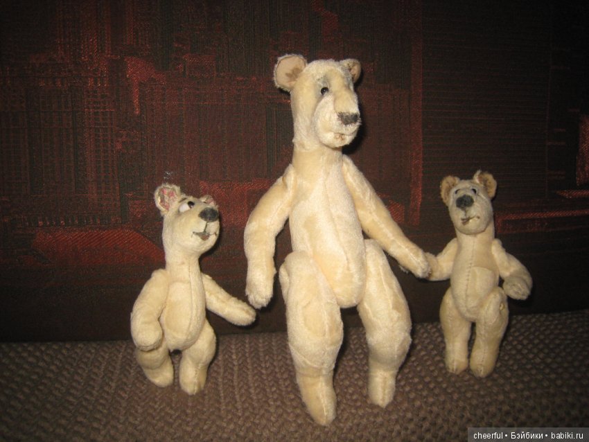 Мишки мои белые — Текстильные игрушки и примитивы: кофейные