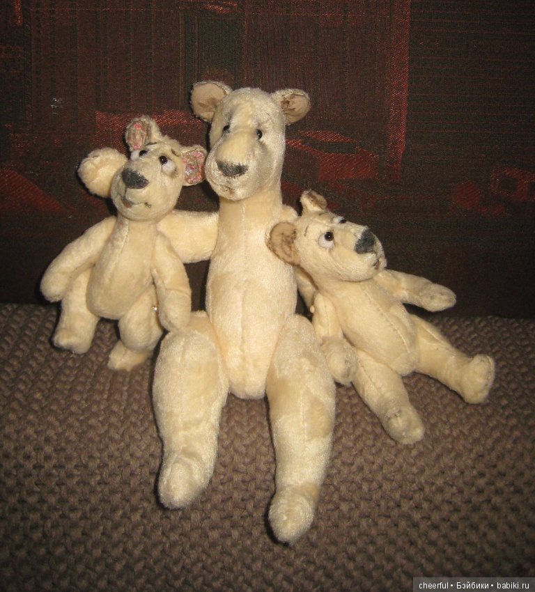 Мишки мои белые — Текстильные игрушки и примитивы: кофейные