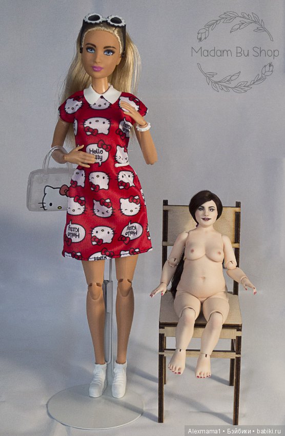 Шарнирные куклы Пышки с росписью от Мадам Бу
