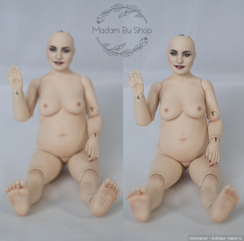 Шарнирные куклы Пышки с росписью от Мадам Бу (фото 6)