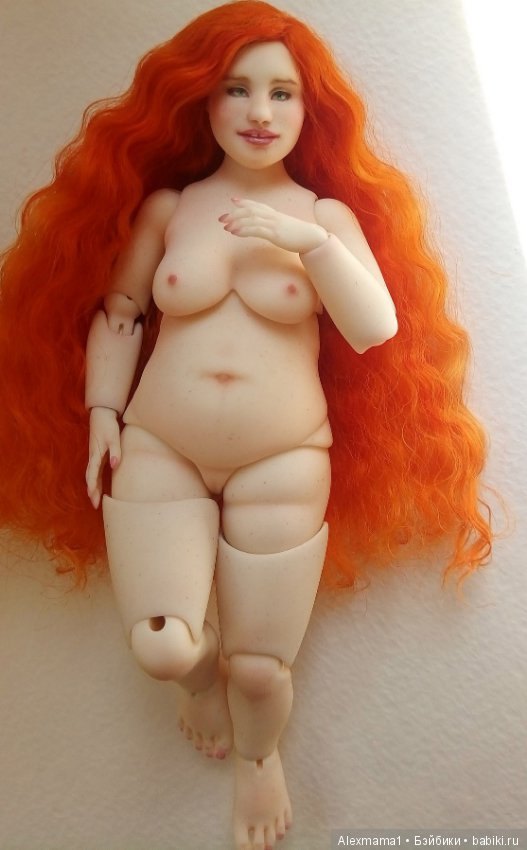 Шарнирные куклы Пышки с росписью от Мадам Бу