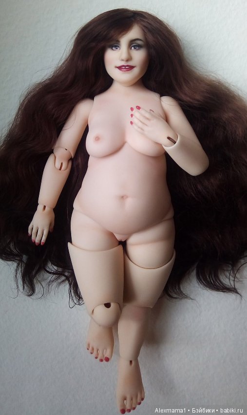 Шарнирные куклы Пышки с росписью от Мадам Бу