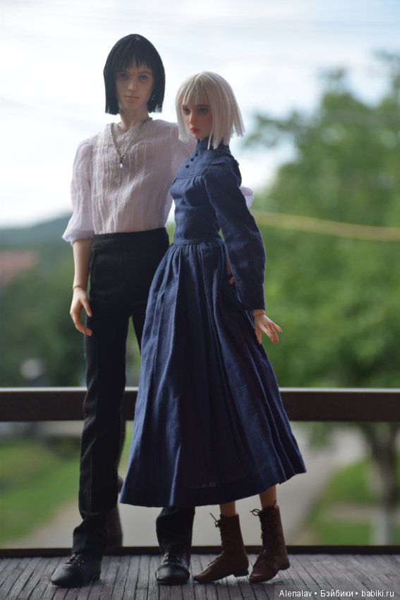 Авторские шарнирные куклы, персонажи книги (аниме) Ходячий замок