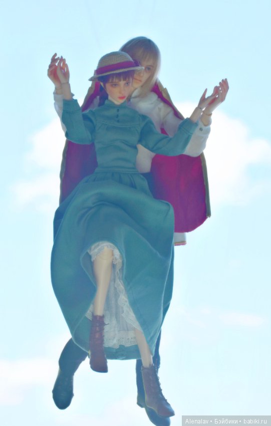 Авторские шарнирные куклы, персонажи книги (аниме) Ходячий замок