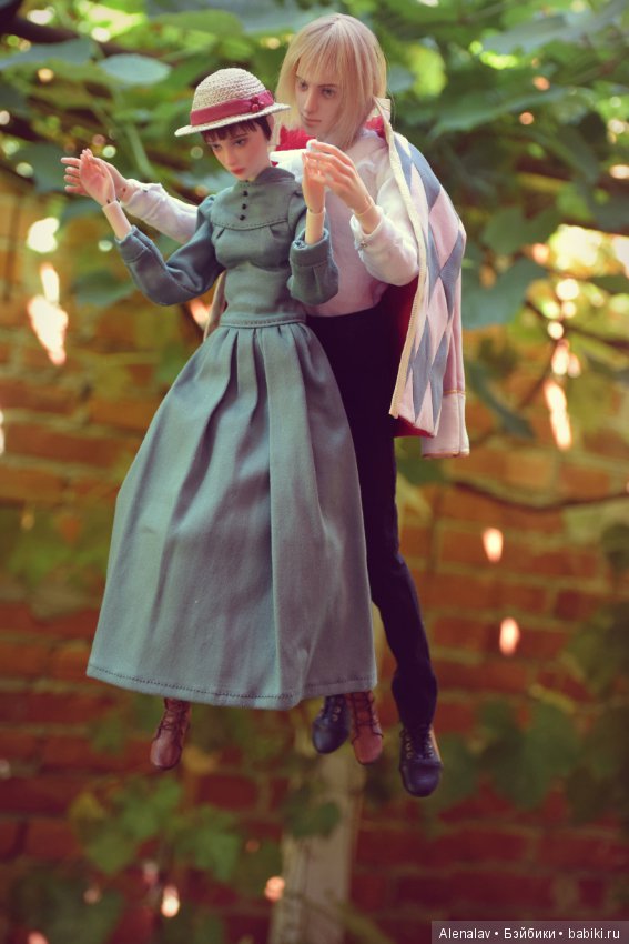 Авторские шарнирные куклы, персонажи книги (аниме) Ходячий замок