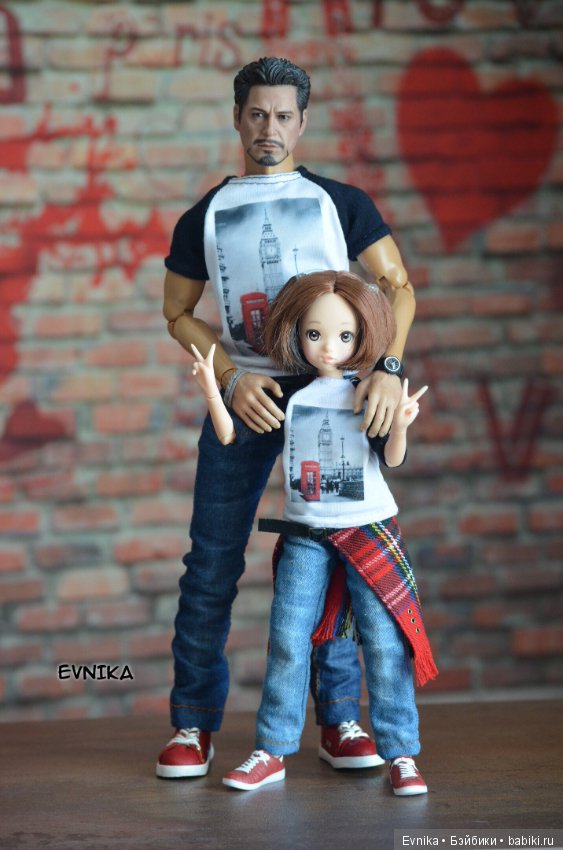 Отец и дочь - family look (фото 8)