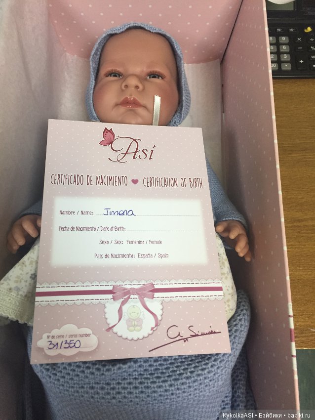 Лимитированный выпуск пупсов/младенцев от ASI