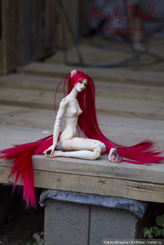 Красная лиса — Авторские шарнирные куклы своими руками: лепка (фото 5)