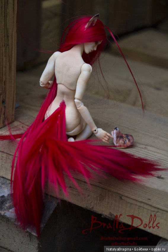 Красная лиса — Авторские шарнирные куклы своими руками: лепка (фото 3)