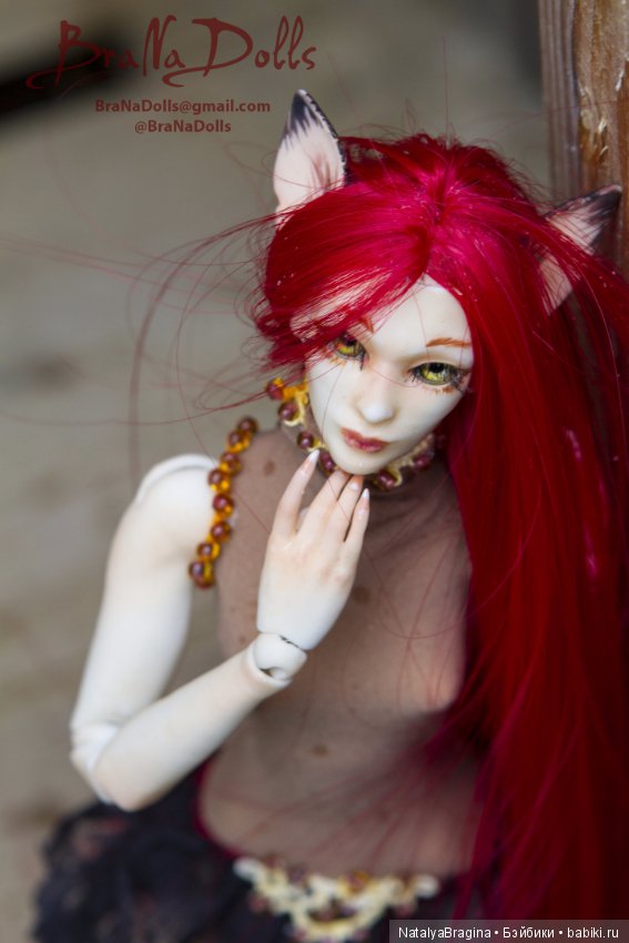 Красная лиса — Авторские шарнирные куклы своими руками: лепка (фото 7)