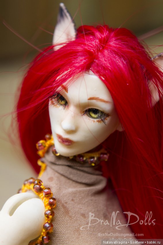Красная лиса — Авторские шарнирные куклы своими руками: лепка (фото 10)