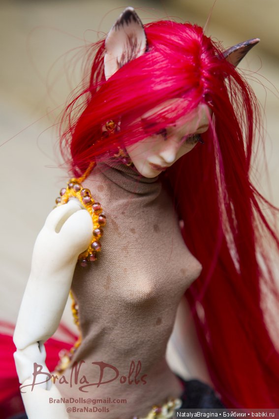 Красная лиса — Авторские шарнирные куклы своими руками: лепка