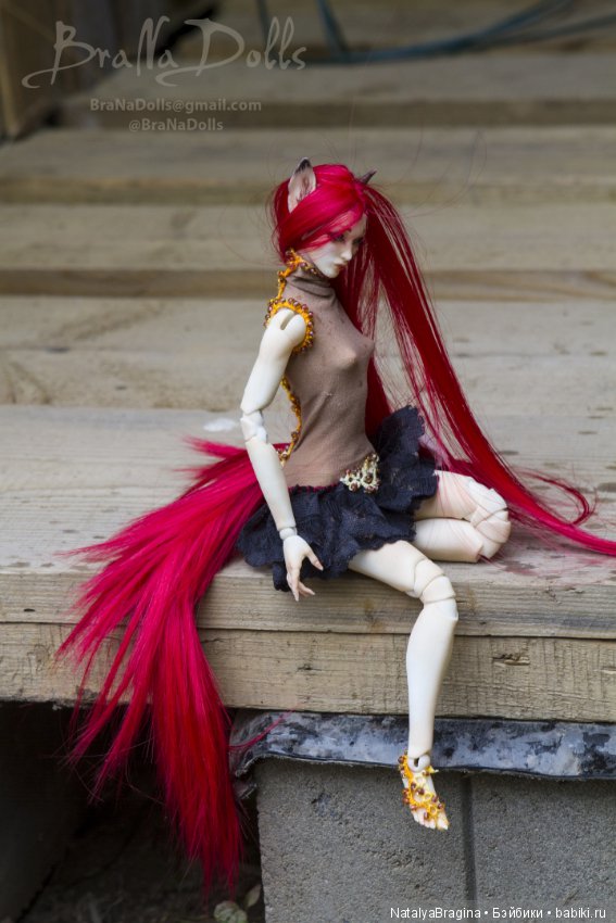 Красная лиса — Авторские шарнирные куклы своими руками: лепка (фото 9)