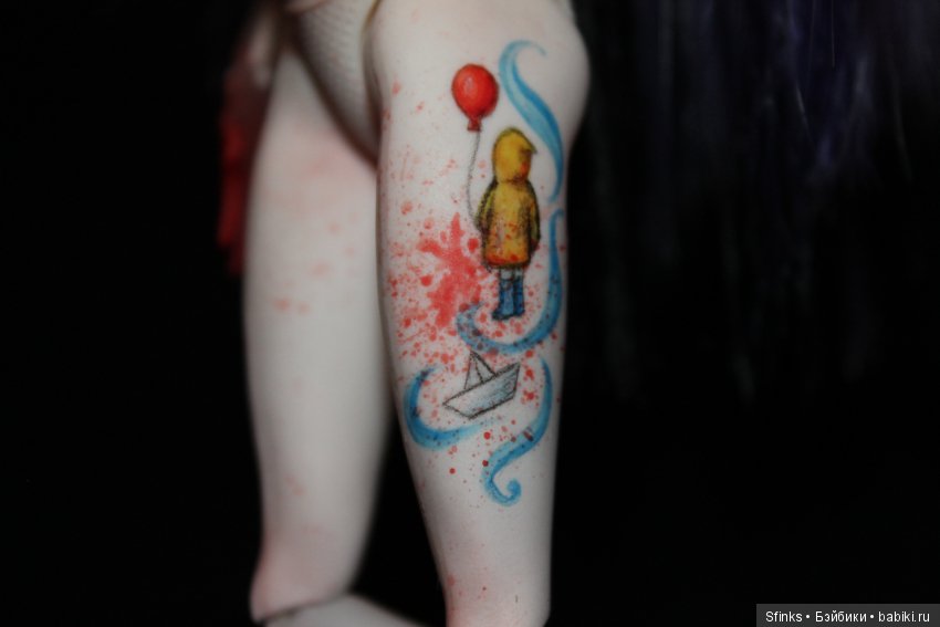 Пеннивайз...иха — ООАК Monster High и Ever After High: репейнт (фото 4)