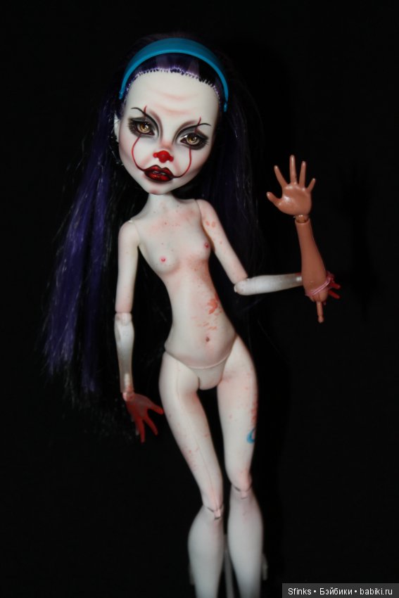 Пеннивайз...иха — ООАК Monster High и Ever After High: репейнт (фото 7)