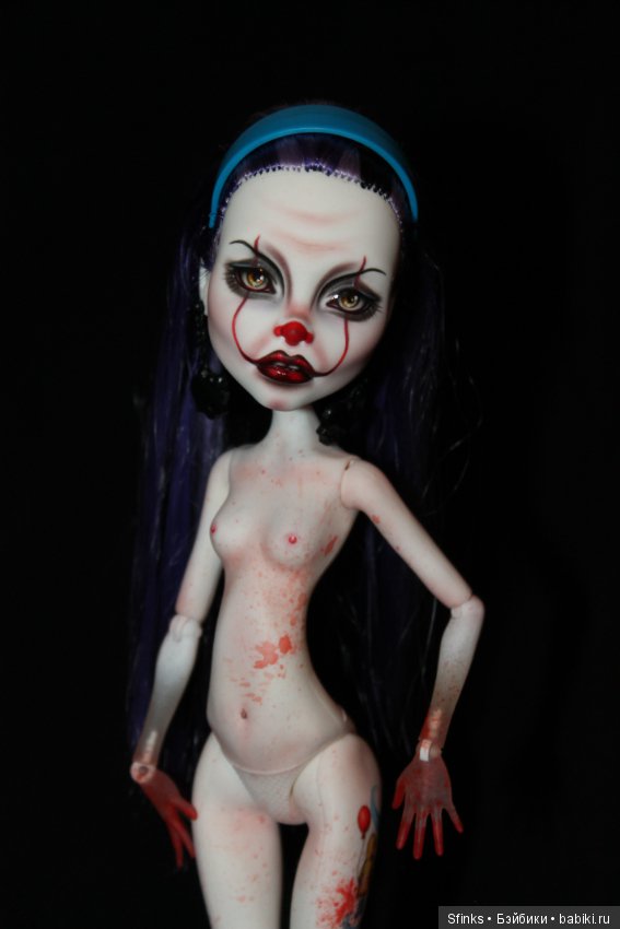 Пеннивайз...иха — ООАК Monster High и Ever After High: репейнт (фото 2)