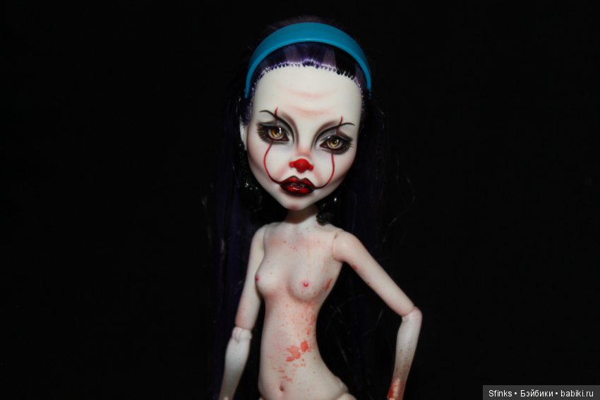 Пеннивайз...иха — ООАК Monster High и Ever After High: репейнт