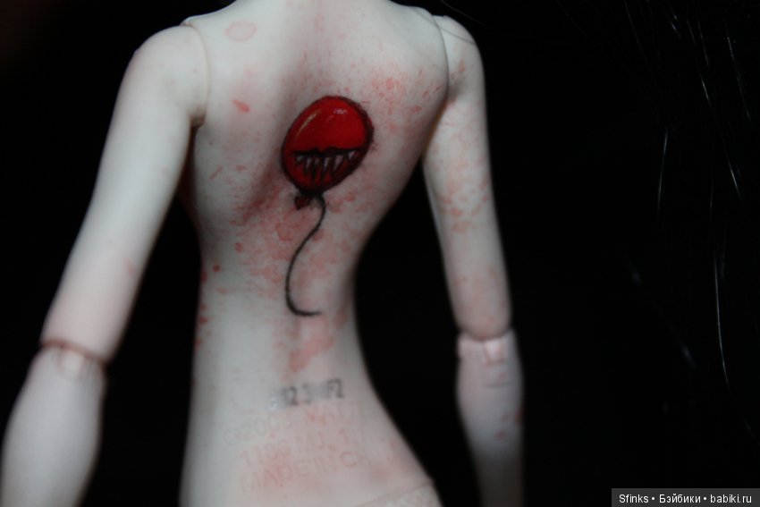 Пеннивайз...иха — ООАК Monster High и Ever After High: репейнт (фото 5)