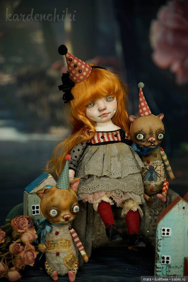 Куклы Kardenchiki art dolls, фото авторов
