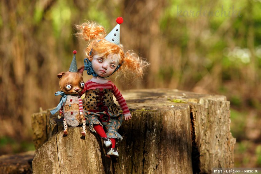 Куклы Kardenchiki art dolls, фото авторов