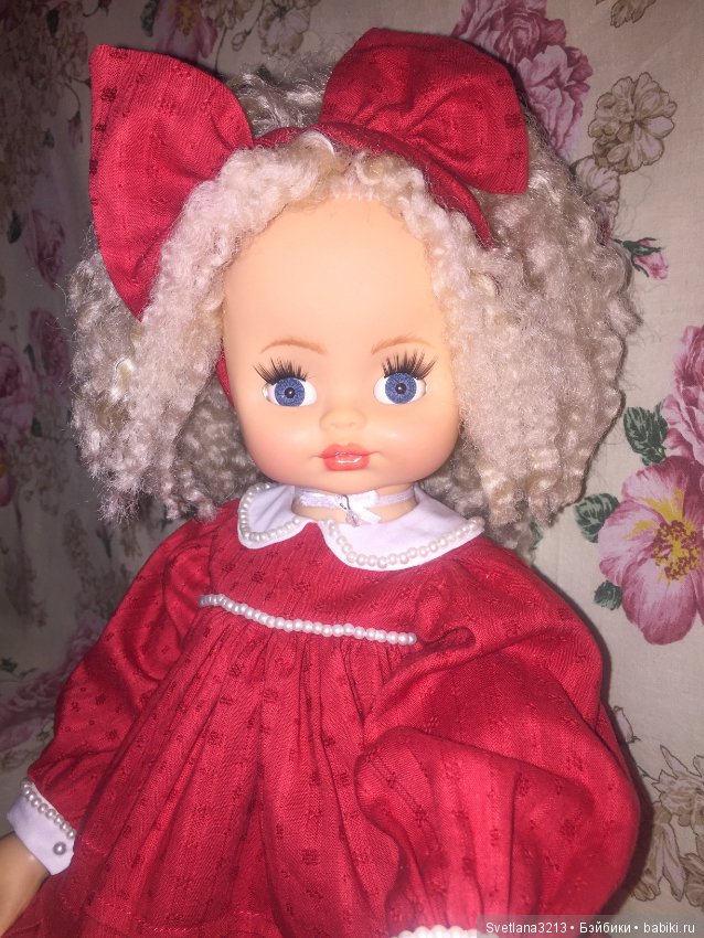 Кукла «Весна» после реставрации