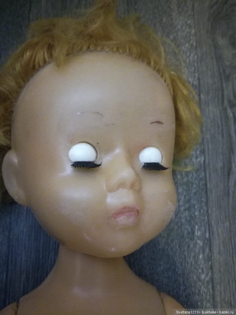 Кукла после реставрации — Реставрация и преображение кукол: ремонт (фото 2)