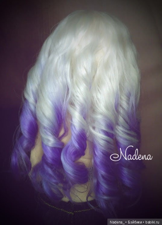 Парик с рогом — Одежда и обувь для кукол BJD (БЖД): 1/3 (фото 3)