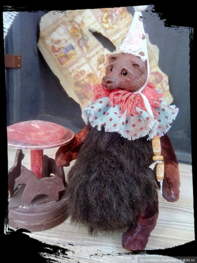 Баджо, мишка-тедди-долл, коллекция Винтажный цирк