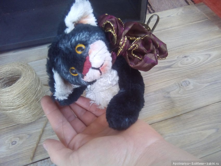 Вайо, котёнок-тедди — Авторские мишки Тедди и друзья: фото (фото 4)