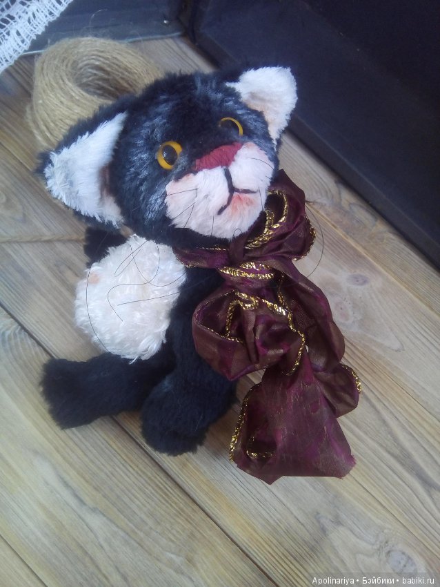 Вайо, котёнок-тедди — Авторские мишки Тедди и друзья: фото (фото 2)