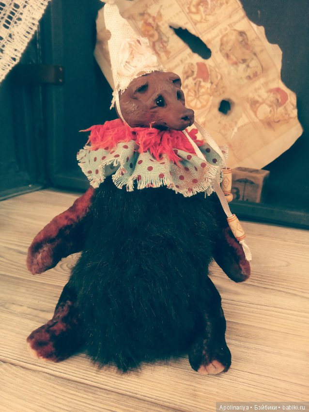 Баджо, мишка-тедди-долл, коллекция Винтажный цирк (фото 10)