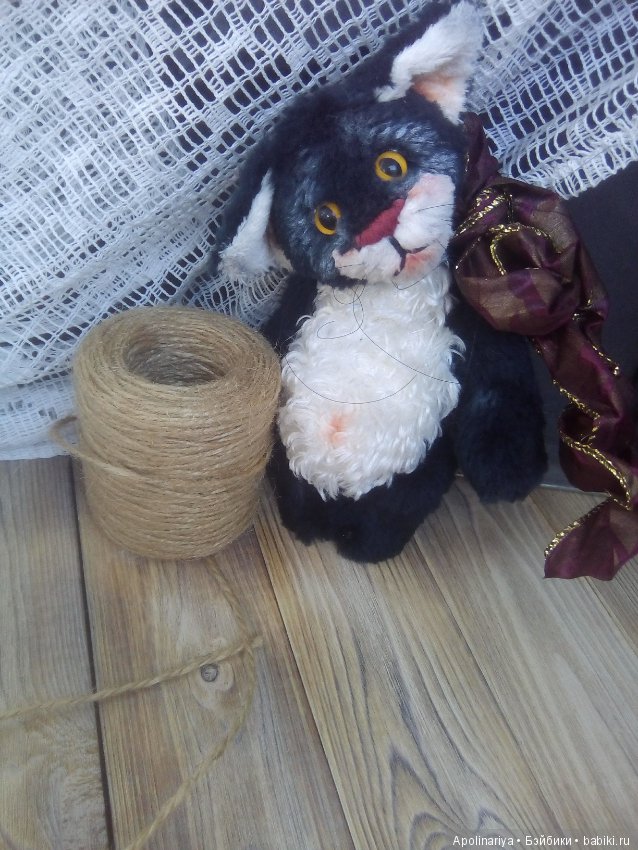 Вайо, котёнок-тедди — Авторские мишки Тедди и друзья: фото (фото 6)